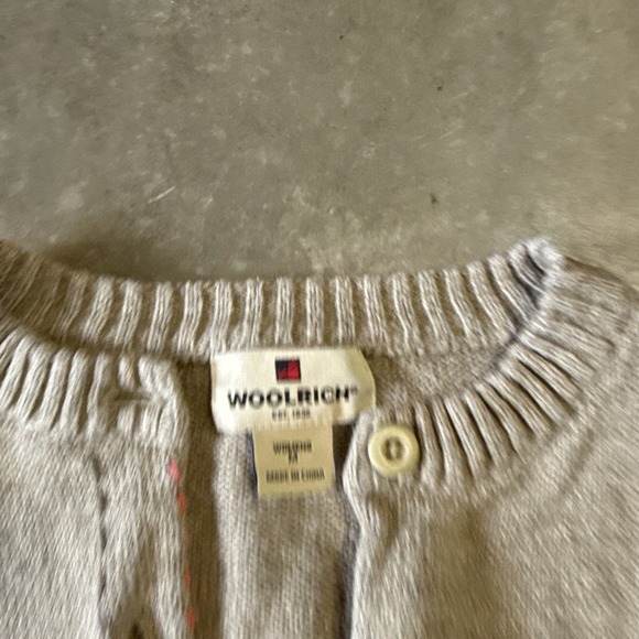 Woolrich Beige and Gray Cardigan Sweater - Picture 4 of 10